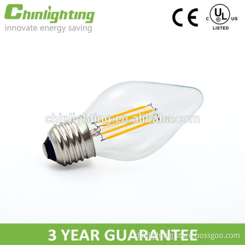 2016 new fashion candle shape clear high quality led the lamp